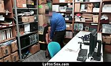 Guard Catches Bent Over Suspect Fucking Submissively