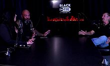 Brunette gets intense ass spanking and exposed breasts