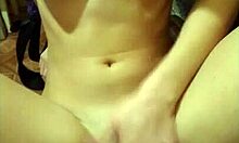 Young lonely blond masturbates until she cums on camera