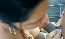 Mature latina in roleplay with stepson and big ass