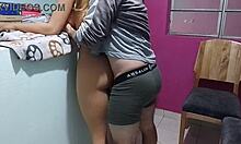 Fucking beautiful latina stepmother's big ass on Christmas day.