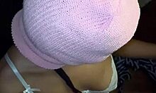 Masked Beauty Deep Throats Big Black Cock in Costume