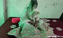 skinny indian wife gets her shaved pussy licked and fucked hard by husband