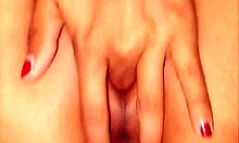 Curvy wife moans on big rod while husband films.