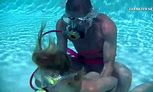 Cum Explodes Everywhere in Pool from Cruz’s Wild Blowjobs!