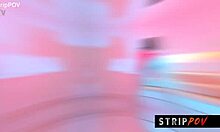 freaky girl twerks and strips 😈