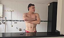 husband's stepson sneaks into bed and fucks milf pretending to be him