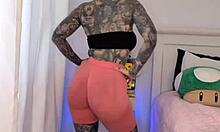 Melody Radford's Gym Tights Reveal Big Tits and Ass