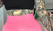 Melody Radford's Gym Tights Reveal Big Tits and Ass