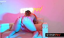 freaky girl twerks and strips 😈