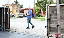 Stepdaughter outshines stepmom with her boyfriend in steamy encounter