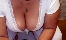 Mommy Catches Me Masturbating with Her Thong