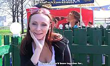Meet And Fuck Redhead In The Park