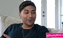 cosplay stepsis and her bff taught big cock stepbro a lesson to remember