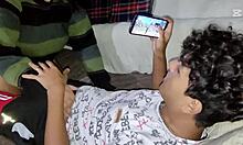 Playing Free Fire With Chubby Stepsister, Accidentally Put Penis In Mouth For Blowjob