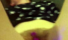 Beautiful Babe Gets Fucked by Pink Toy on Bed