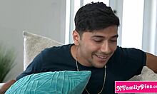 cosplay stepsis and her bff taught big cock stepbro a lesson to remember