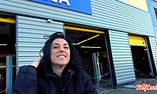 Sabrina Hot Milf Handles Two Big Black Cocks in Anal