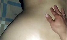 Roommate experiences first anal in dorm doggystyle