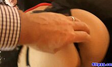 Teen Teases Milf Then Mounts Old Man