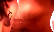 Horny Brunette Teen Gets Shaved Pussy Creampie