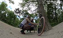 Beautiful Girlfriend Alice Maze In Backstage Scene