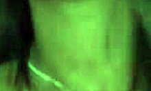 Is this the woman from the outdoor festival? She's riding and getting creampied wildly!