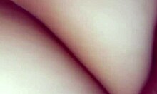 Amateur gives massage to naked wife, leading to gentle masturbation.