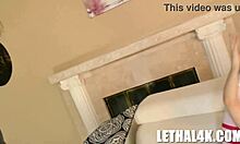 Skylar vox shakes her 32dd boobs while nick strokes in pov