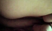 using pink vibrator while getting fucked in pussy and arse