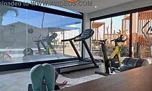 Fit Teen Fucks Personal Trainer After Gym!