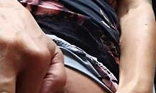 using pink vibrator while getting fucked in pussy and arse