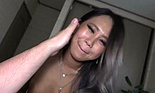 Is this the woman from the outdoor festival? She's riding and getting creampied wildly!