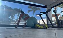 Fit Teen Fucks Personal Trainer After Gym!