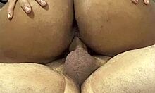 so nice feeling man cum inside while riding cock with big ass