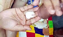 Indian girlfriend screams during hard fuck