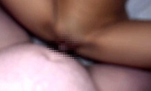 Is this the woman from the outdoor festival? She's riding and getting creampied wildly!