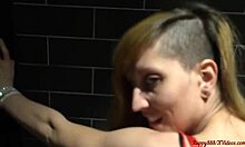 I gived her anal n blowjob in da public toilet, cum on face