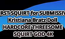 kristina, the bratz doll, got trained hard by matt for pleasure