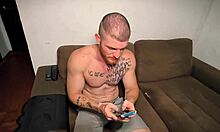 Skinny amateur slut gets double penetration surprise. Her ripped clothes reveal dripping holes for a birthday bang.