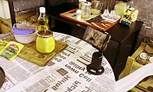 cozinhando e metendo