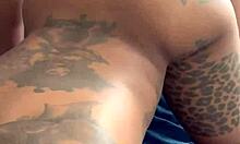 blonde bends over for black cock creampie doggystyle