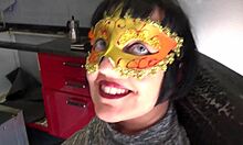 The garden whore experiences orgasm from cum cock assfucking doggystyle in european nature orgy group with cum in mouth.