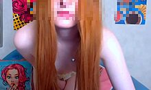 tender stepsister touches herself while groping her cute tits and ass 😍