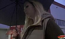 German scout picks up Marie Cherie for wet doggystyle casting fuck in Berlin