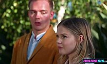 Poolside fun turns wild with stepbros fucking stepsisters 😈💦