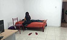 nurse dances sensually at patient's home