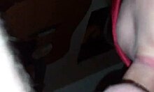 Girlfriend Sucks Blindfolded Without Knowing