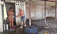 Stepmom Discovers Me Watching Her Outdoor Shower