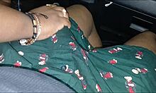 Throat goat gives sloppy blowjob in truck.